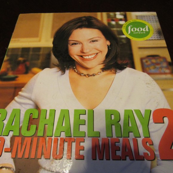 🫑🍅🫛 Yumilicious Vintage "Rachel Ray 30-Minute Meals 2" Cookbook - SC - Picture 2 of 13